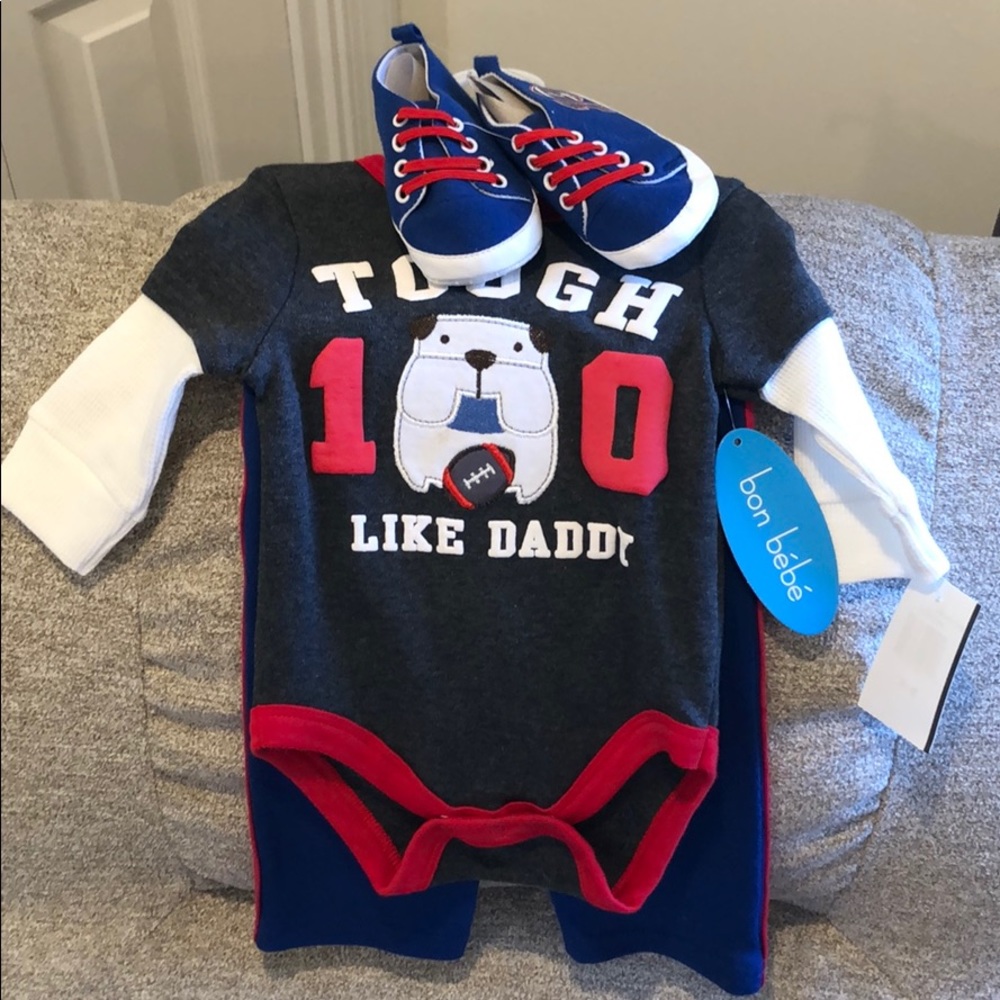 3 piece baby boy outfit